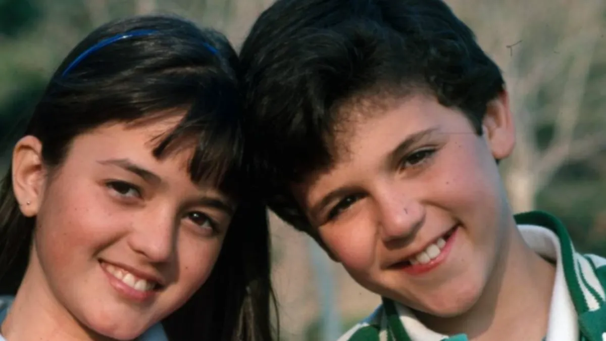 Kevin Arnold and Winnie Cooper