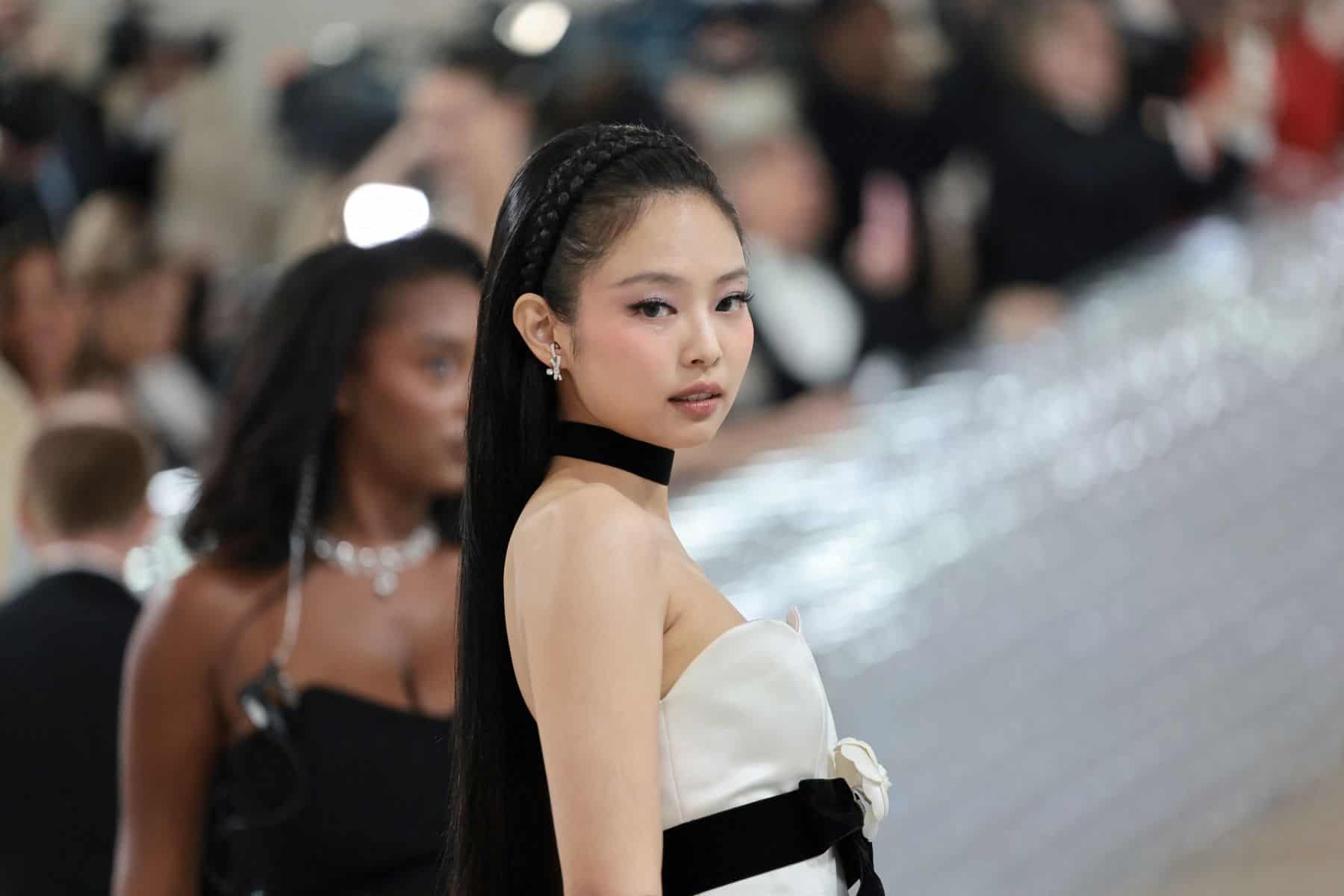 Jennie Goes Floral in Chanel's Camellia Minidress at Met Gala 2023
