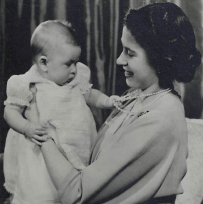 King Charles as a Baby