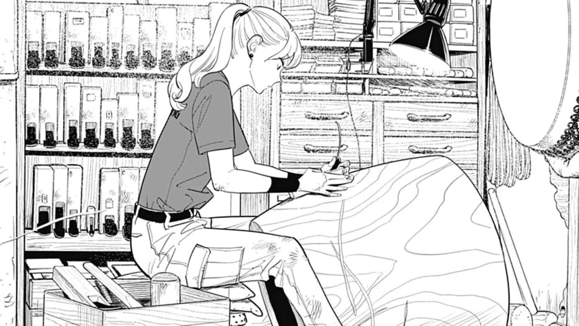 Kyoko Working On Drums At Her Grandfather's Shop - Blooming Love Chapter 3