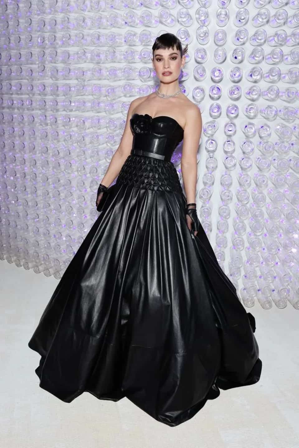 Lily James at The 2023 Met Gala (Credits: Getty Images)