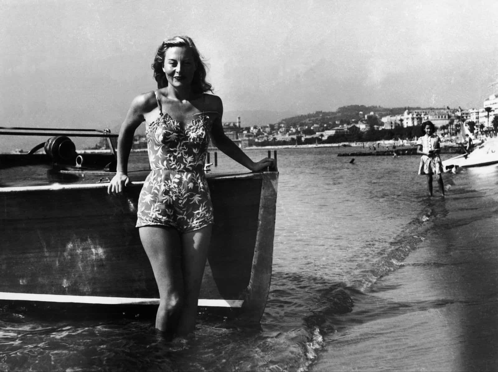 Michele Morgan at 1946 Cannes Film Festival