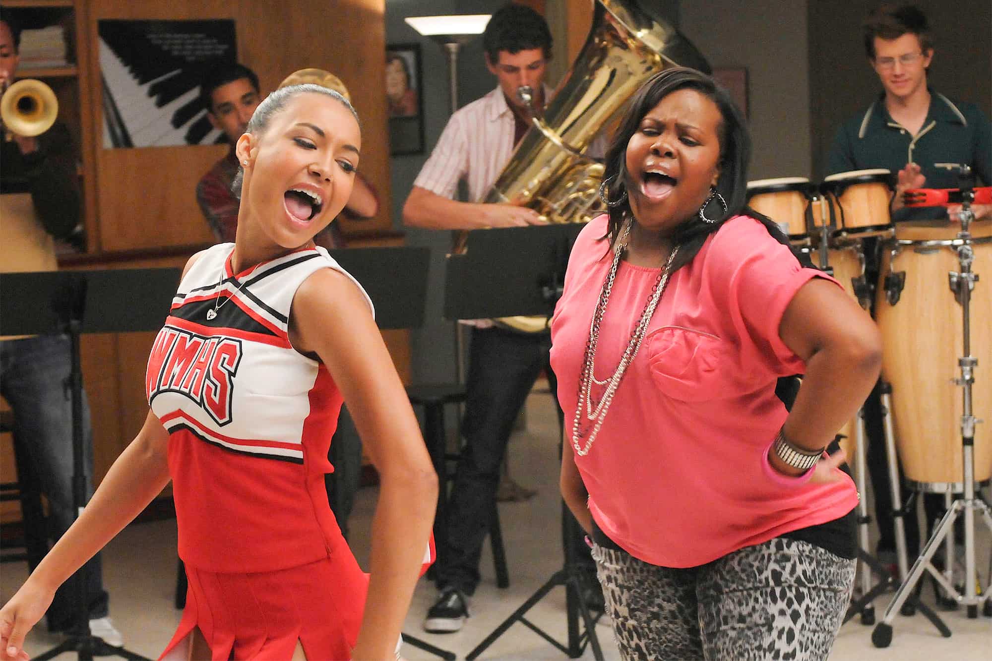 Naya Rivera in the show, Glee 