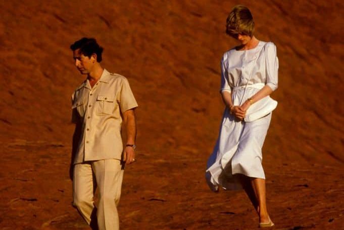 Prince Charles in a Desert