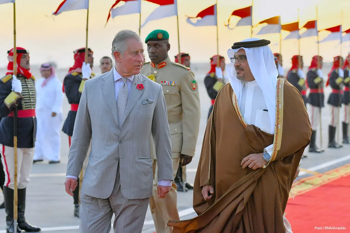 Prince Charles speaks to Bahrain's Crown Prince Salman bin Hamad bin Isa Al Khalifa