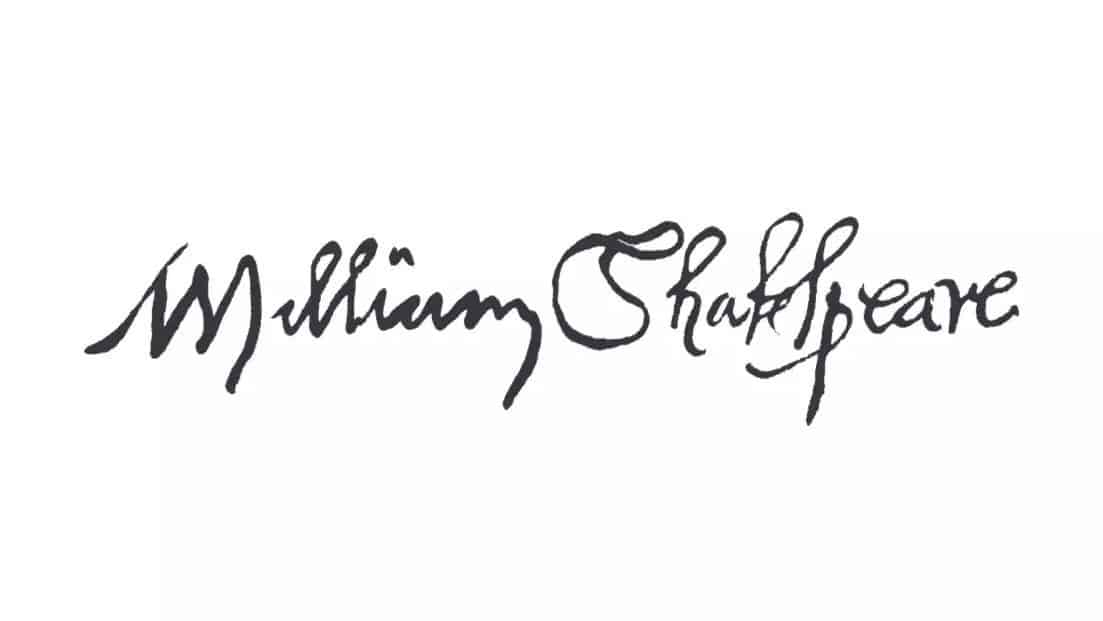 shakespeare signature