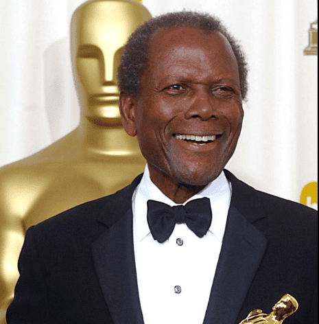 Sidney Poitier, a famous African- American actor