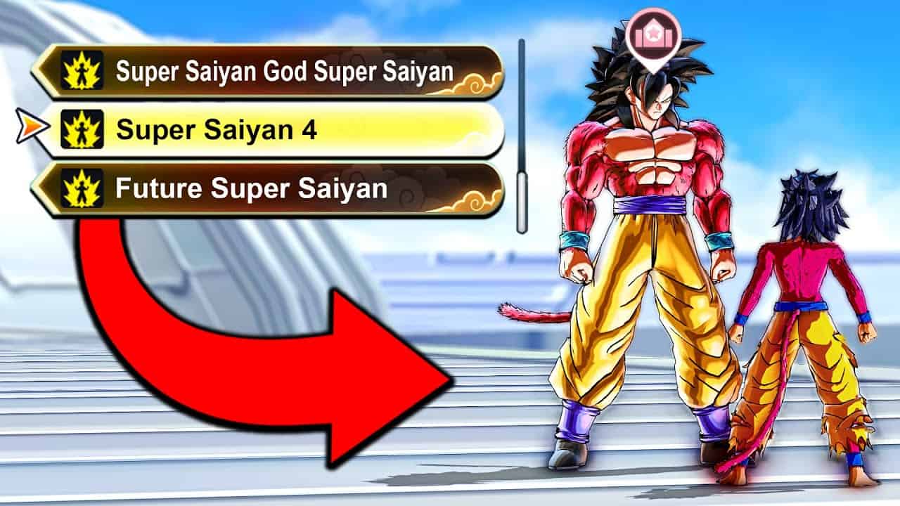 Goku with Super Saiyan IV (Credits: Dimps)