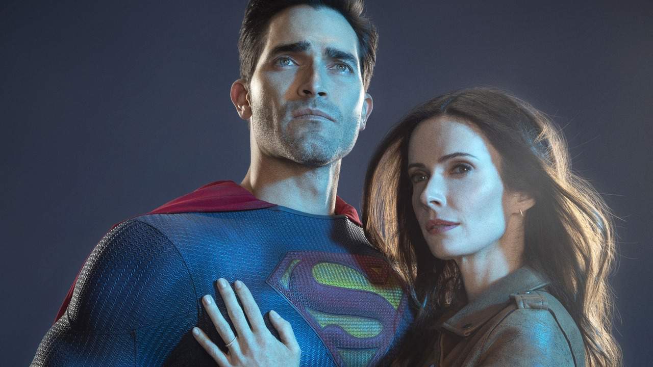 Um Pôster de Superman e Lois