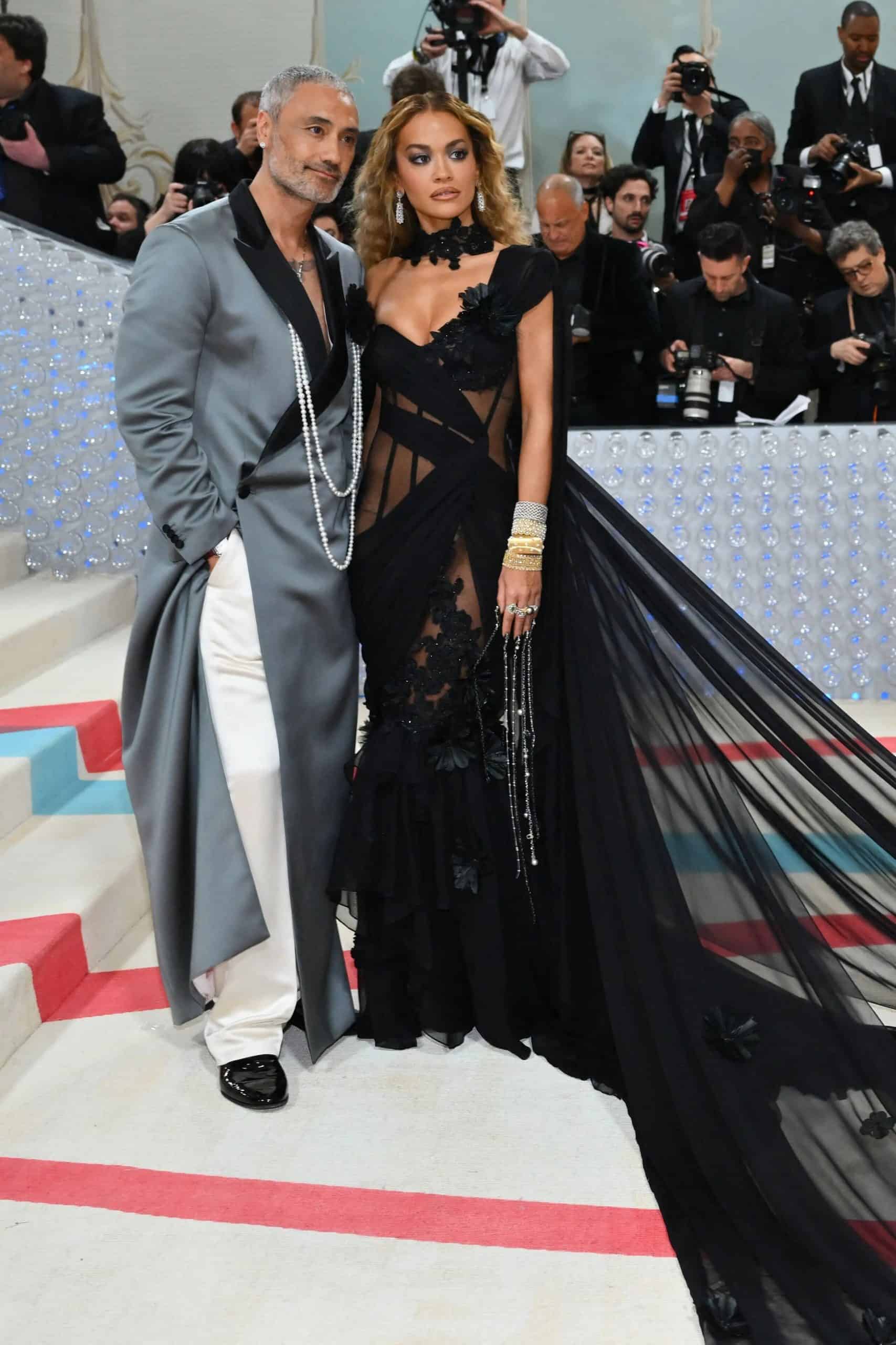 Taika Waititi and Rita Ora at the 2023 Met Gala