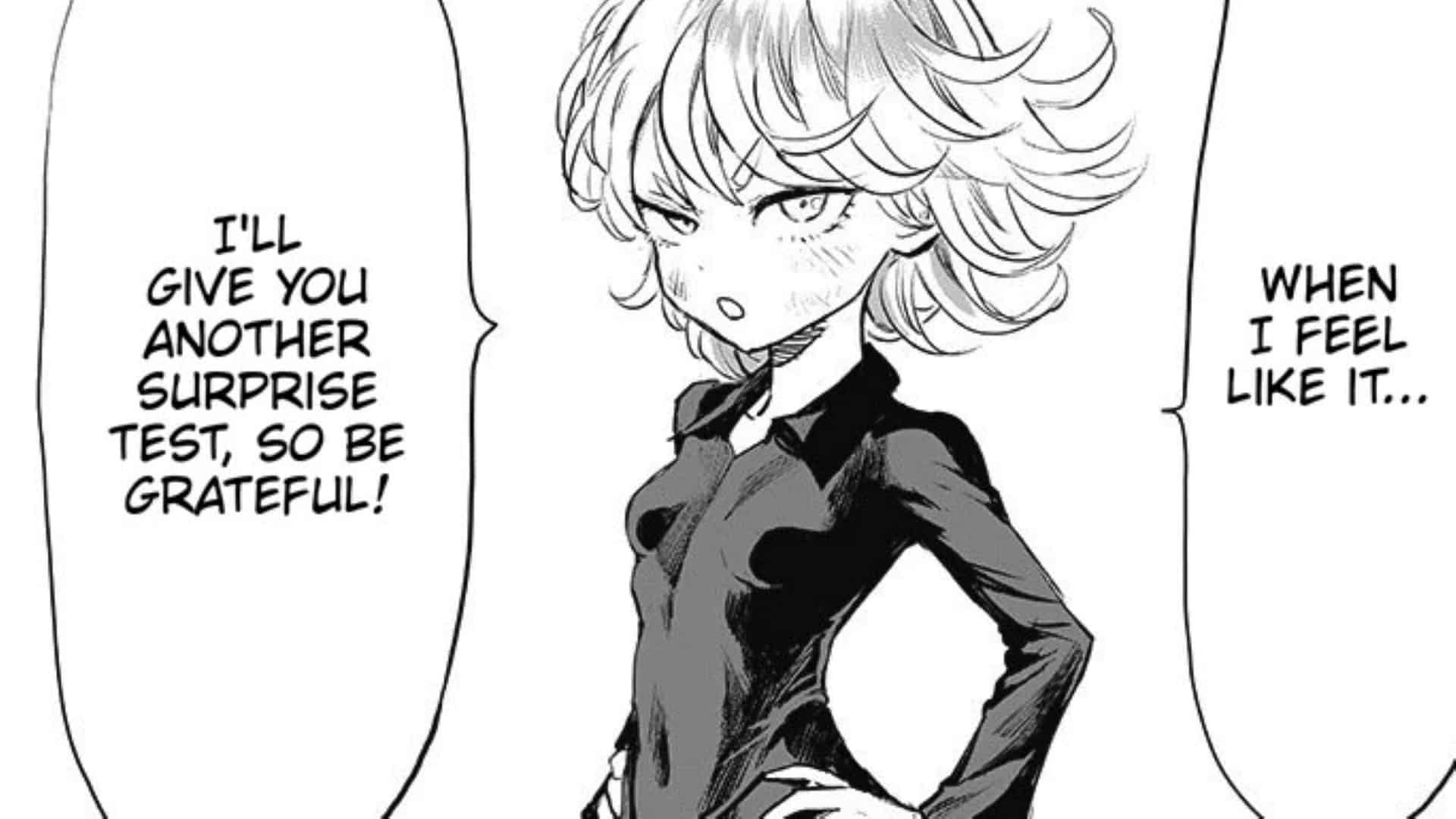 Tatsumaki After Waking Up After Her Fight With Saitama - One Punch Man Chapter 182