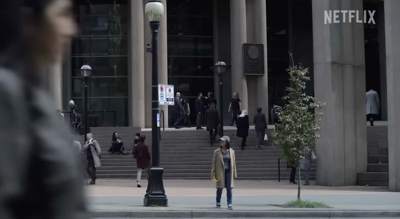 The Vancouver Public Library in the show, The Night Agent (Credits: Netflix)