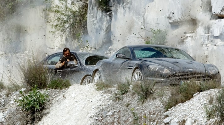 The opening chase scene in the film, Quantum of Solace (Credits: Eon Productions)