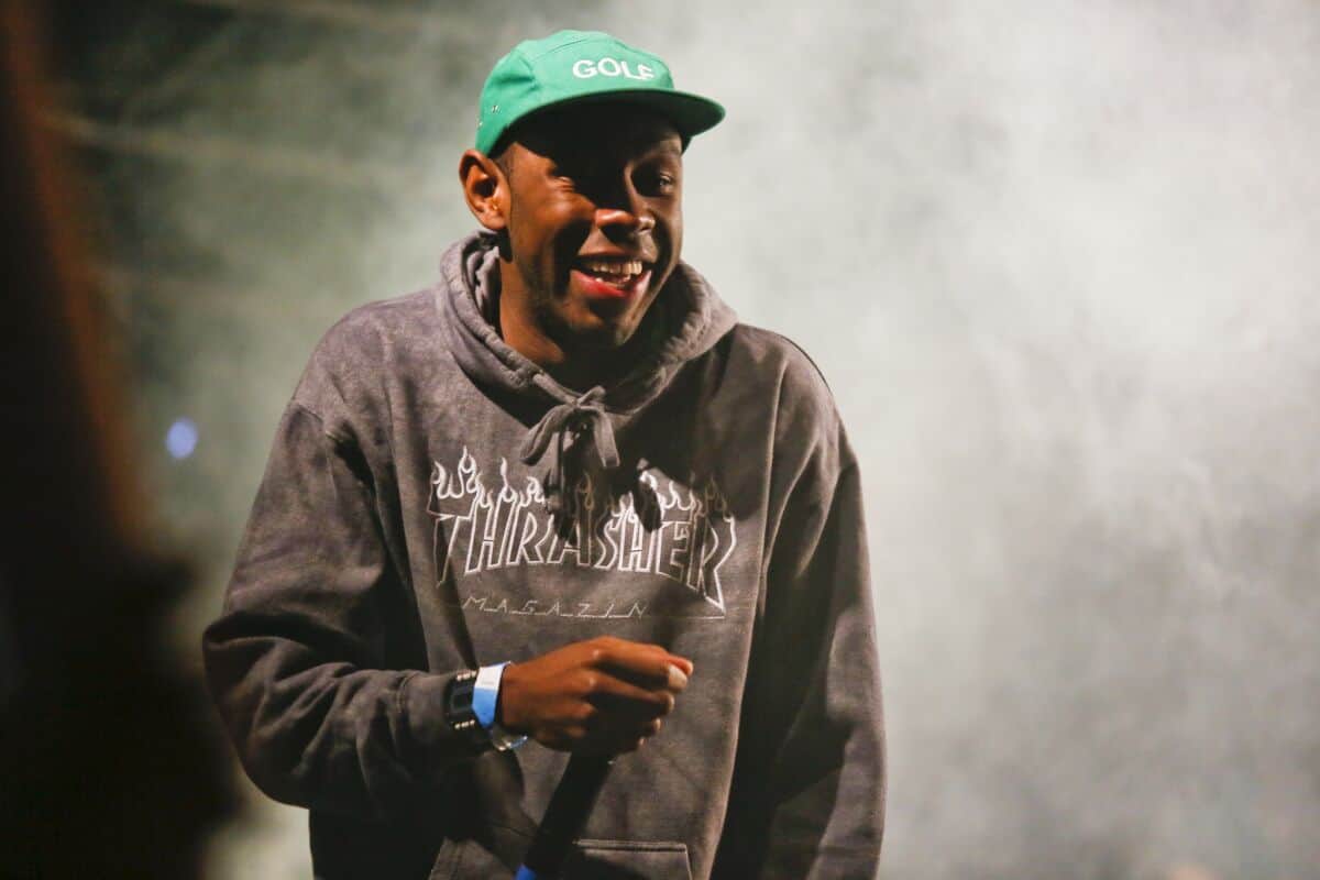 Tyler, The Creator durante el momento del lanzamiento de su álbum debut. 