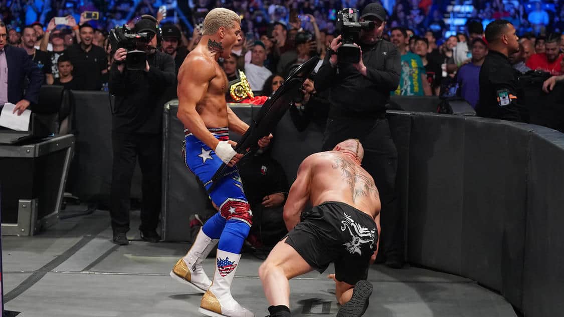 WWE Backlash Cody Rhodes VS Broke Lesnar