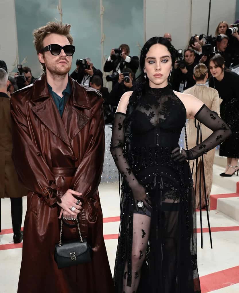 Billie Eilish and FINNEAS at the 2023 Met Gala
