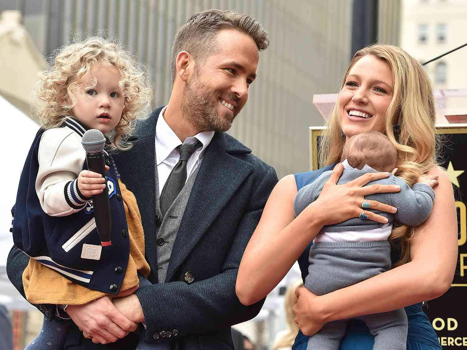 Blake Lively, Ryan Reynolds and their kids
