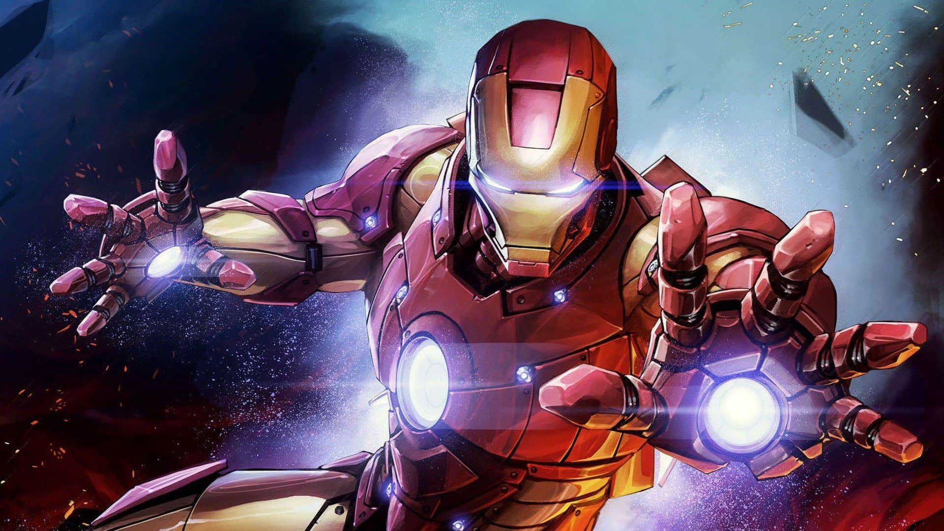 Tony Stark in the Iron Man suit