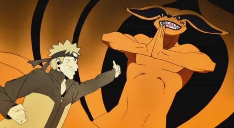 naruto and kurama