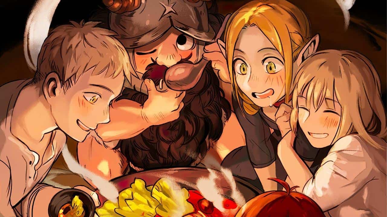 Anime Delicious in Dungeon Teaser ra mắt vào tháng 1 năm 2024