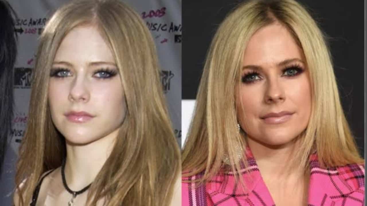 Avril Lavigne Then And Now