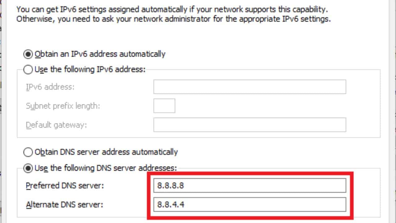 Clear and Change DNS Servers 