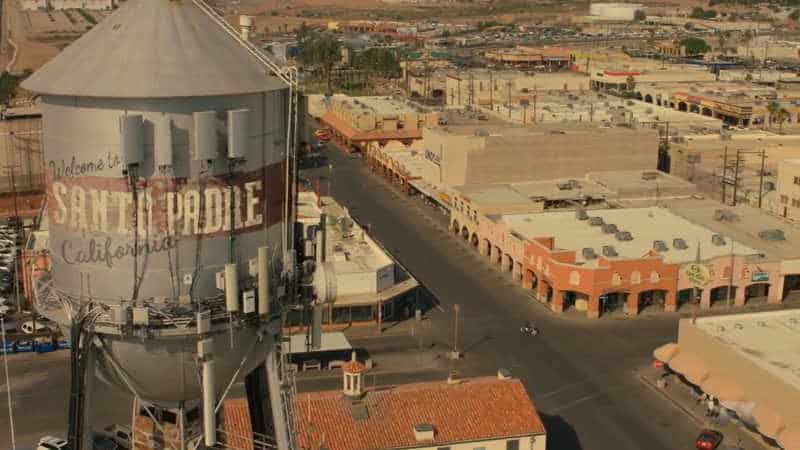 Imperial County as town of Santo Padre in the show (Credits: FX)