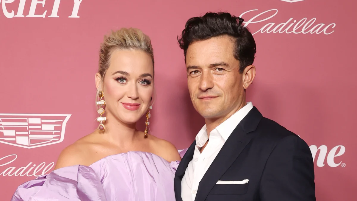 Katy Perry y Orlando Bloom asistieron a Power of Women de Variety presentado por Lifetime en Annenberg, California.  (Créditos: NBC Los Ángeles)