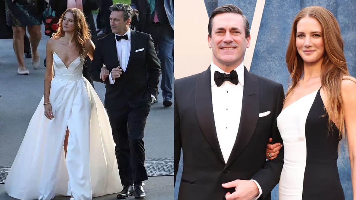 Mad Men Actors Jon Hamm and Anna Osceola get married after dating for two years. (Credits: India Shorts)