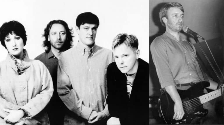 New Order Band (Left) and Peter Hook (Right)
