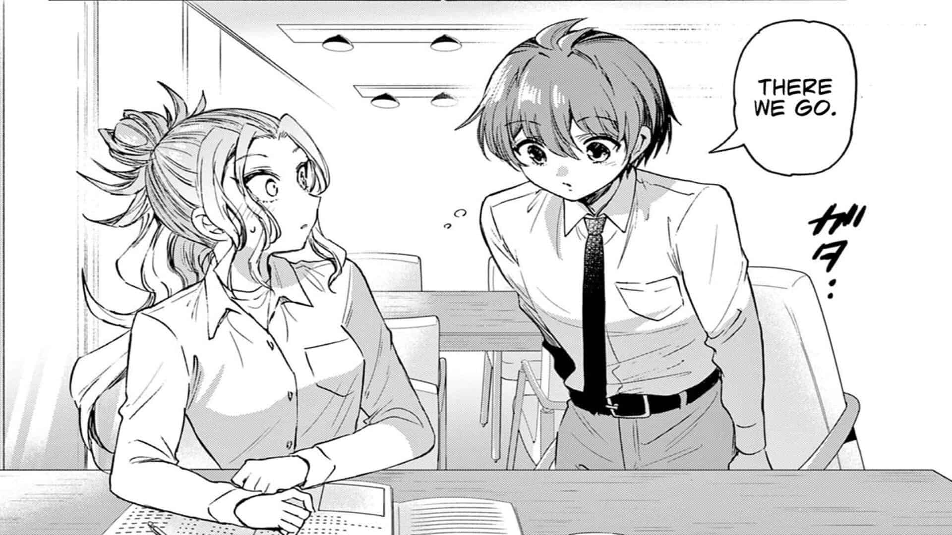 Nico y Yuu en su cita de estudio en un café popular - Mikadono Sanshimai Wa Angai, Choroi Capítulo 69