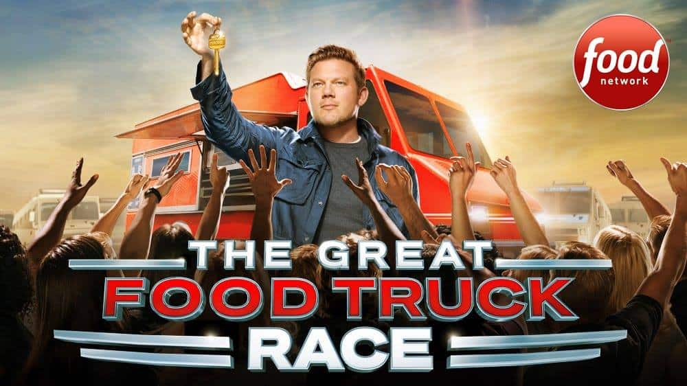 Áp phích cho chương trình, The Great Food Truck Race (Tín dụng: Food Network)