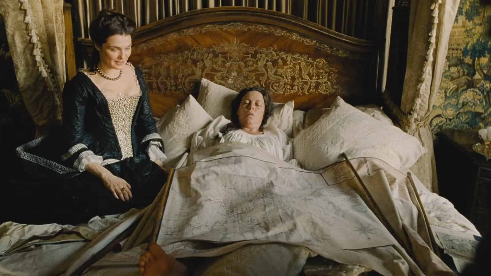 Sarah and the Queen in the movie 'The Favourite' 