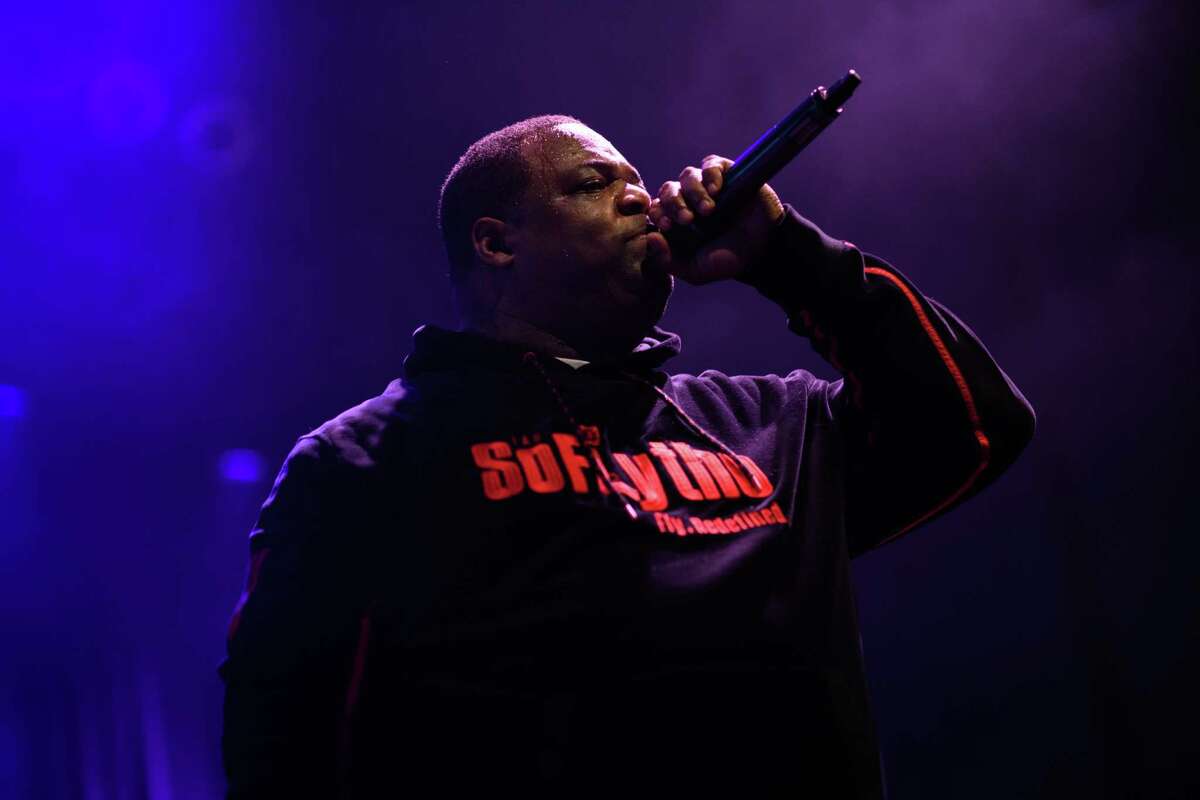 Rapper Big Pokey on stage (Credits: New York Post)