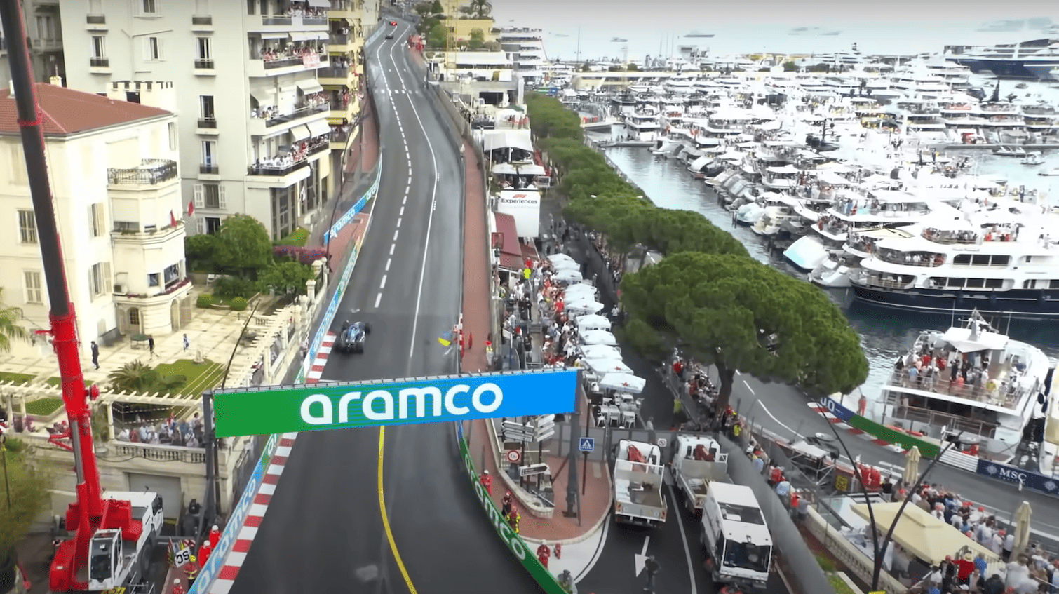 Racing track of Monaco Grand Prix