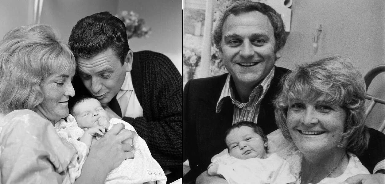 Sheila With Alec Ross (Left) And John Thaw (Right)