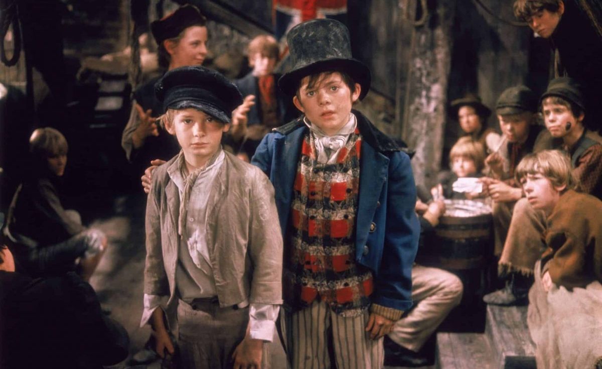 The cast of Oliver Twist: Then and Now.