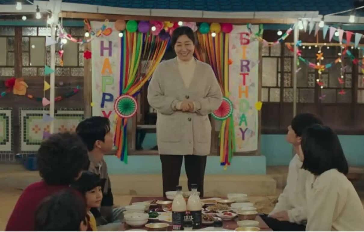 Young-soon At Her Birthday Party In The Good Bad Mother Season 1 Episode 14