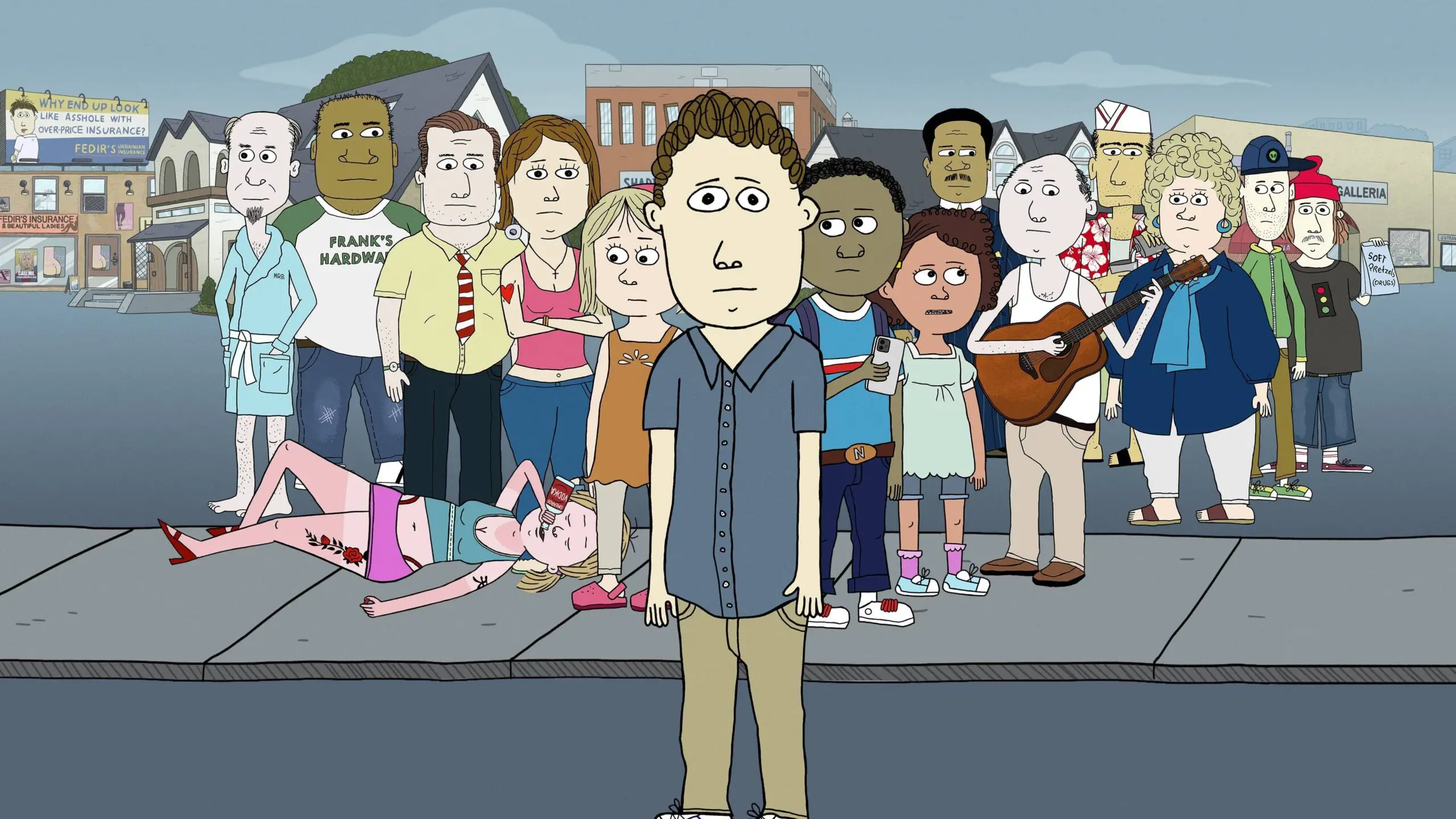 The cast of the show, Ten Year Old Tom (Credits: HBO Max)