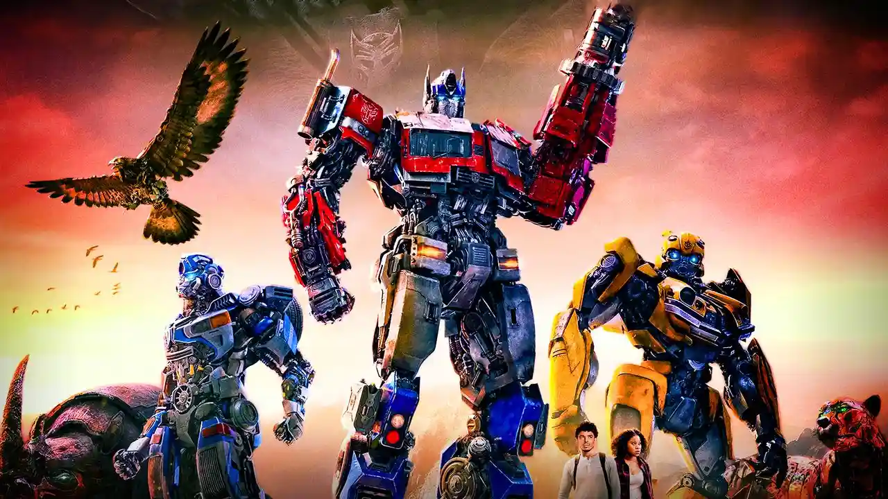 Transformers: Rise of the Beasts movie poster ( Credits : The Direct).