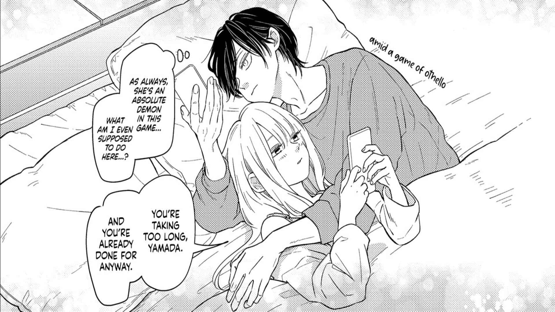 Yamada And Akane In Bed Playing Othello To Pass Time - My Lv999 Love For Yamada-Kun Chapter 94