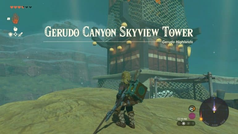 How To Fix Gerudo Canyon Skyview Tower The Legend Of Zelda OtakuKart   Zelda Gerudo Canyon Skyview Tower 770x433 