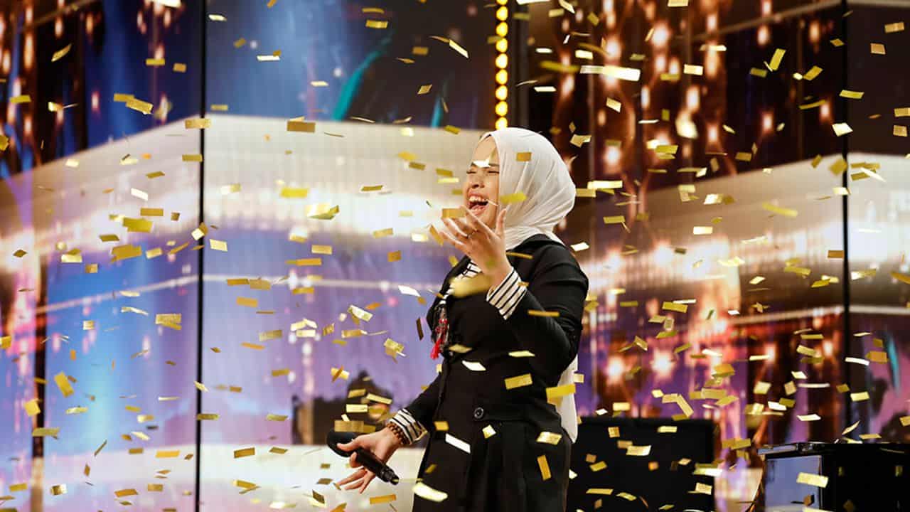 The visually impaired 17-year-old Indonesian singer who received a Golden Buzzer from Simon Cowell. 