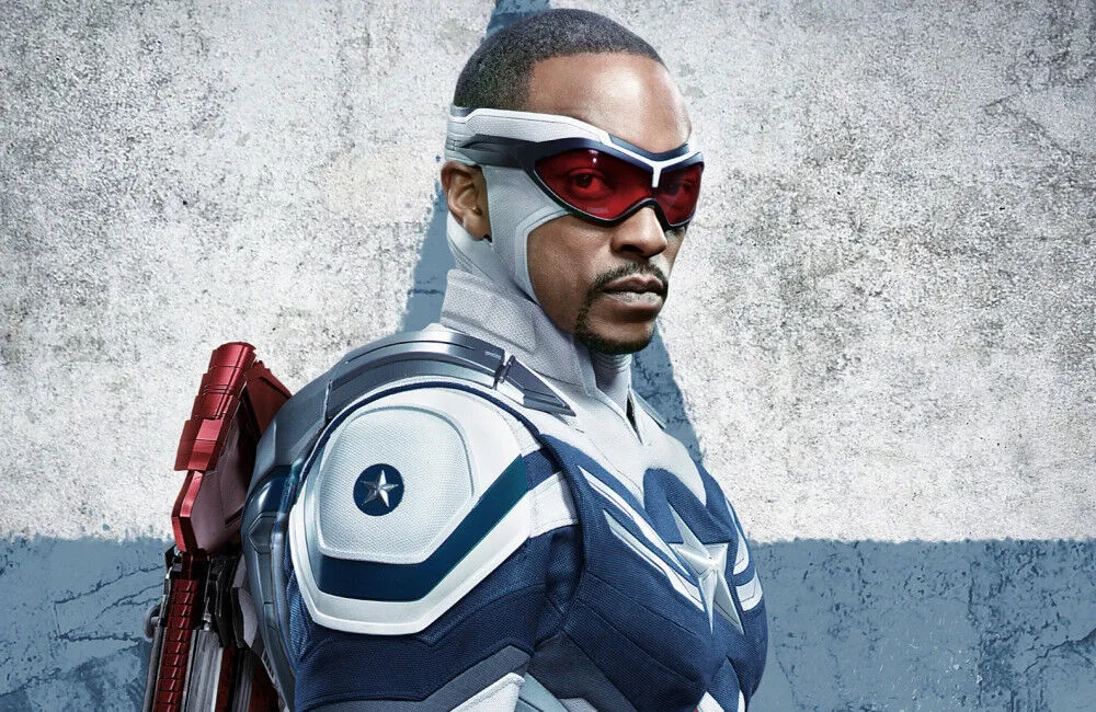 Anthony Mackie as the Falcon. 