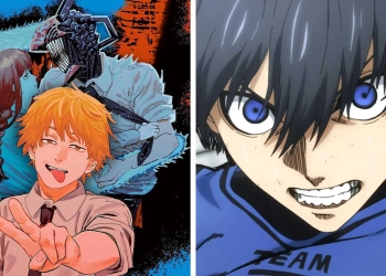 Denji and Yoichi Isagi