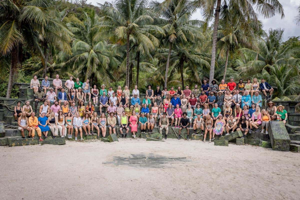 Participants on the Million Dollar Island.