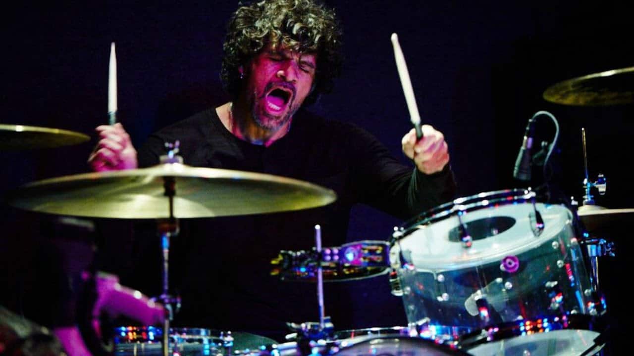 Former drummer for Queens of the Stone Age, Joey Castillo.