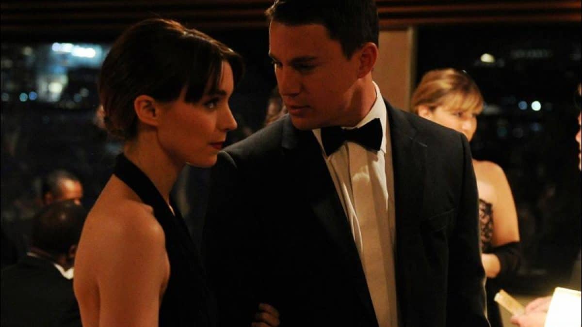 Rooney Mara as Emily and Channing Tatum as her husband in the film.