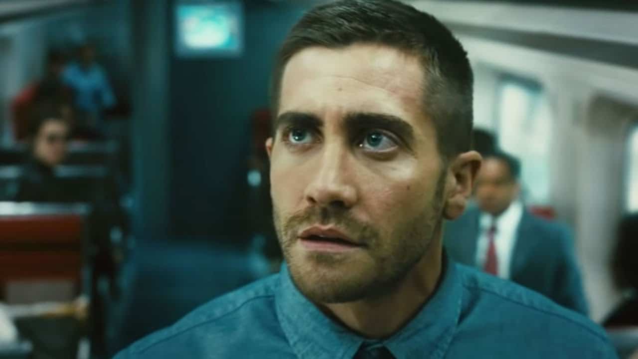 Jake Gyllenhaal as Colter Stevens in the film.