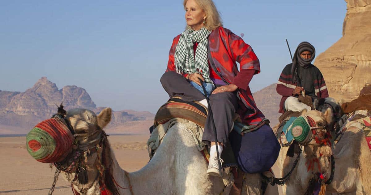 A still from the show, Joanna Lumley's Spice Trail Adventure (Credits: ITV)